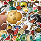 70 Pegatinas con temática de Minecraft