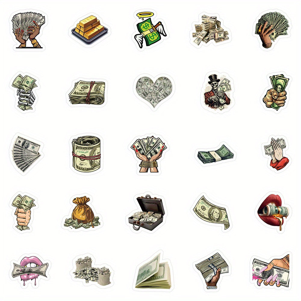 50 Pegatinas de dinero