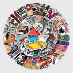 50 Pegatinas de Skaters y grafiti