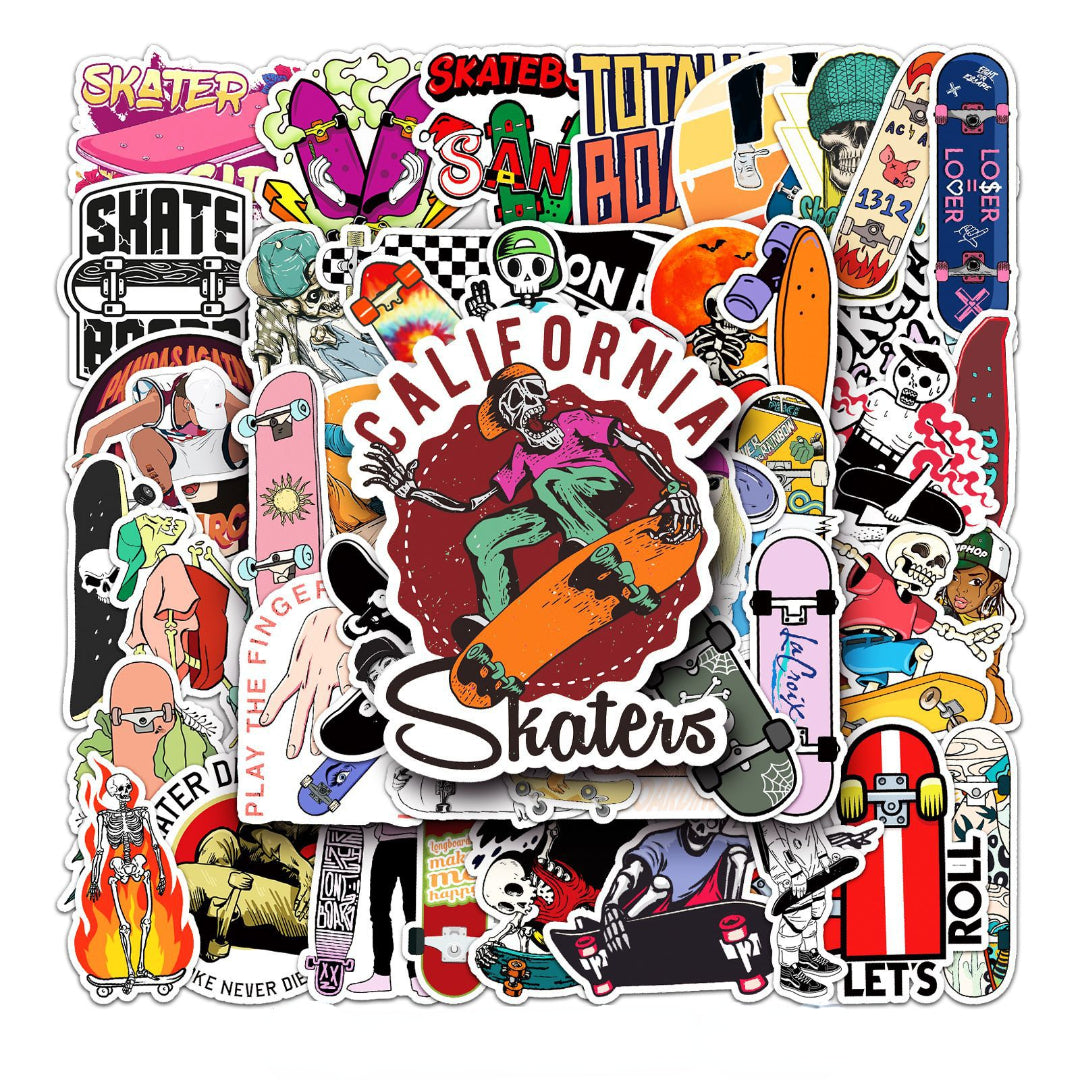50 Pegatinas de Skaters y grafiti