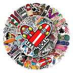 50 Pegatinas de Skaters y grafiti