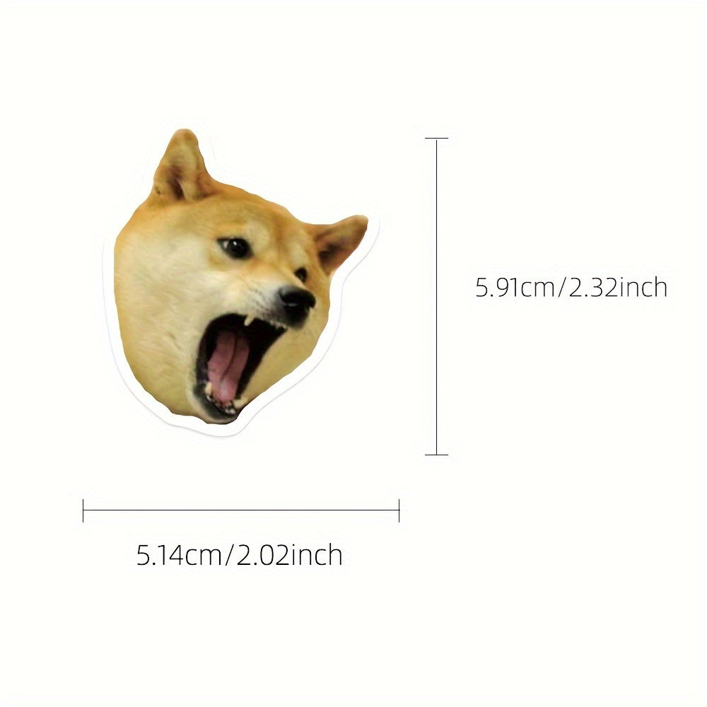 50 pegatinas divertidas de memes de perros