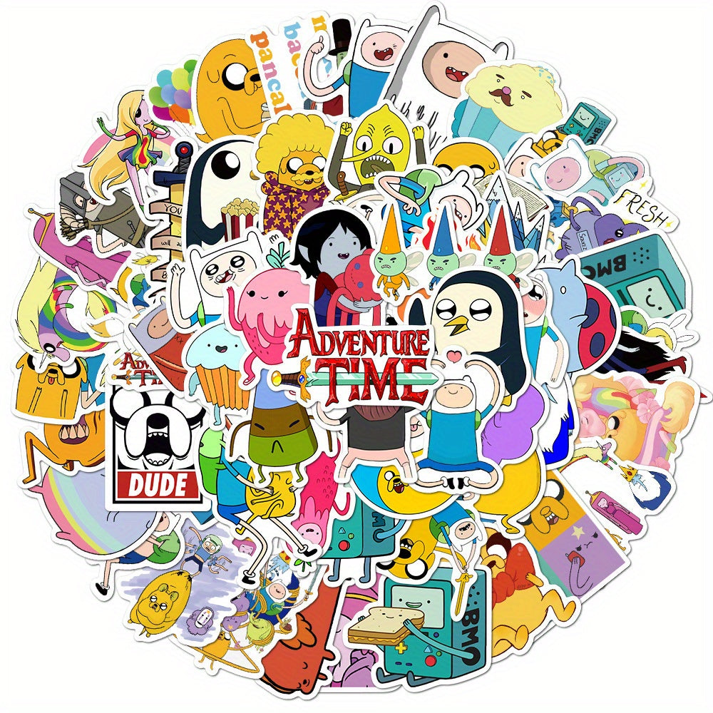100 pegatinas con temática de Hora de Aventuras