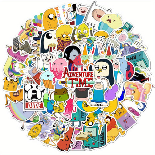 100 pegatinas con temática de Hora de Aventuras