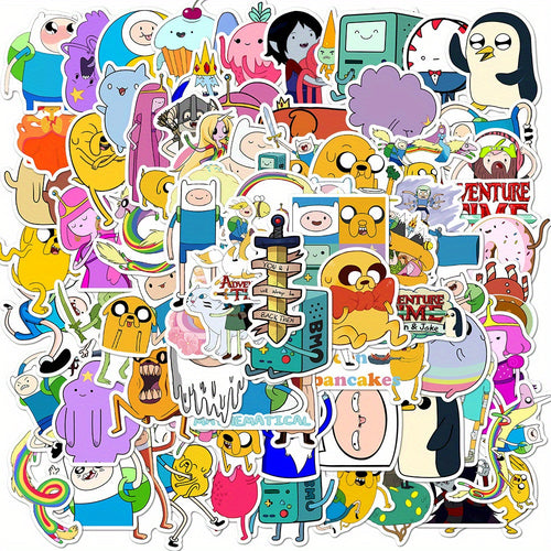 100 pegatinas con temática de Hora de Aventuras
