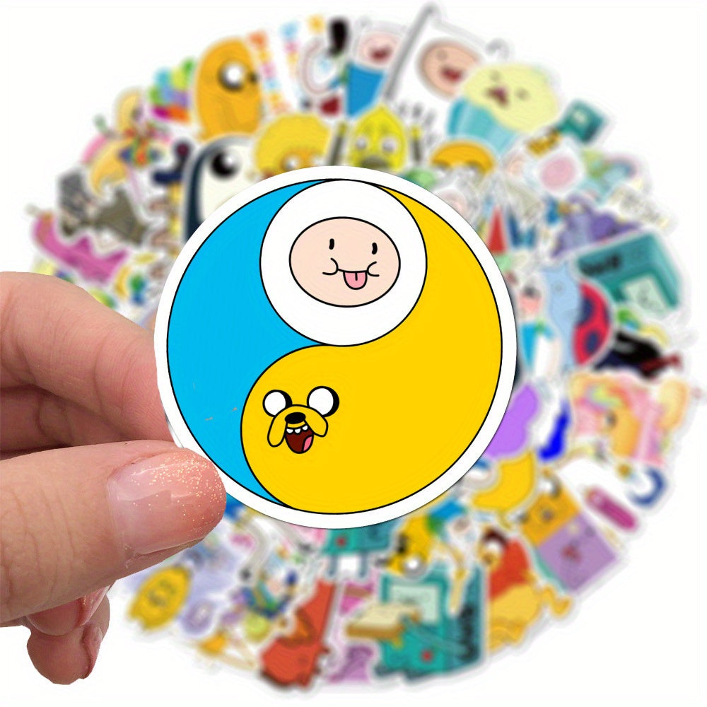 100 pegatinas con temática de Hora de Aventuras