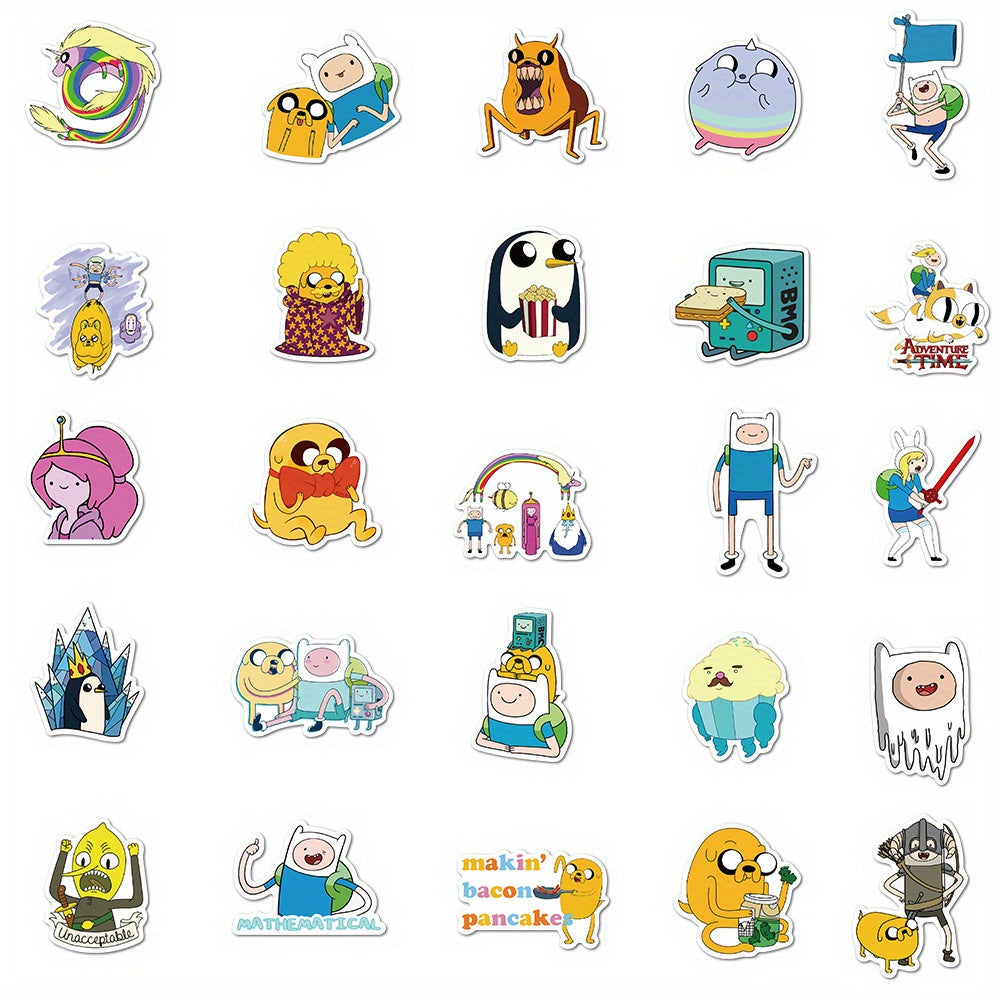 100 pegatinas con temática de Hora de Aventuras