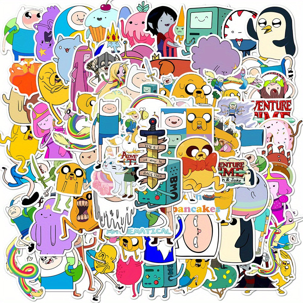 100 pegatinas con temática de Hora de Aventuras