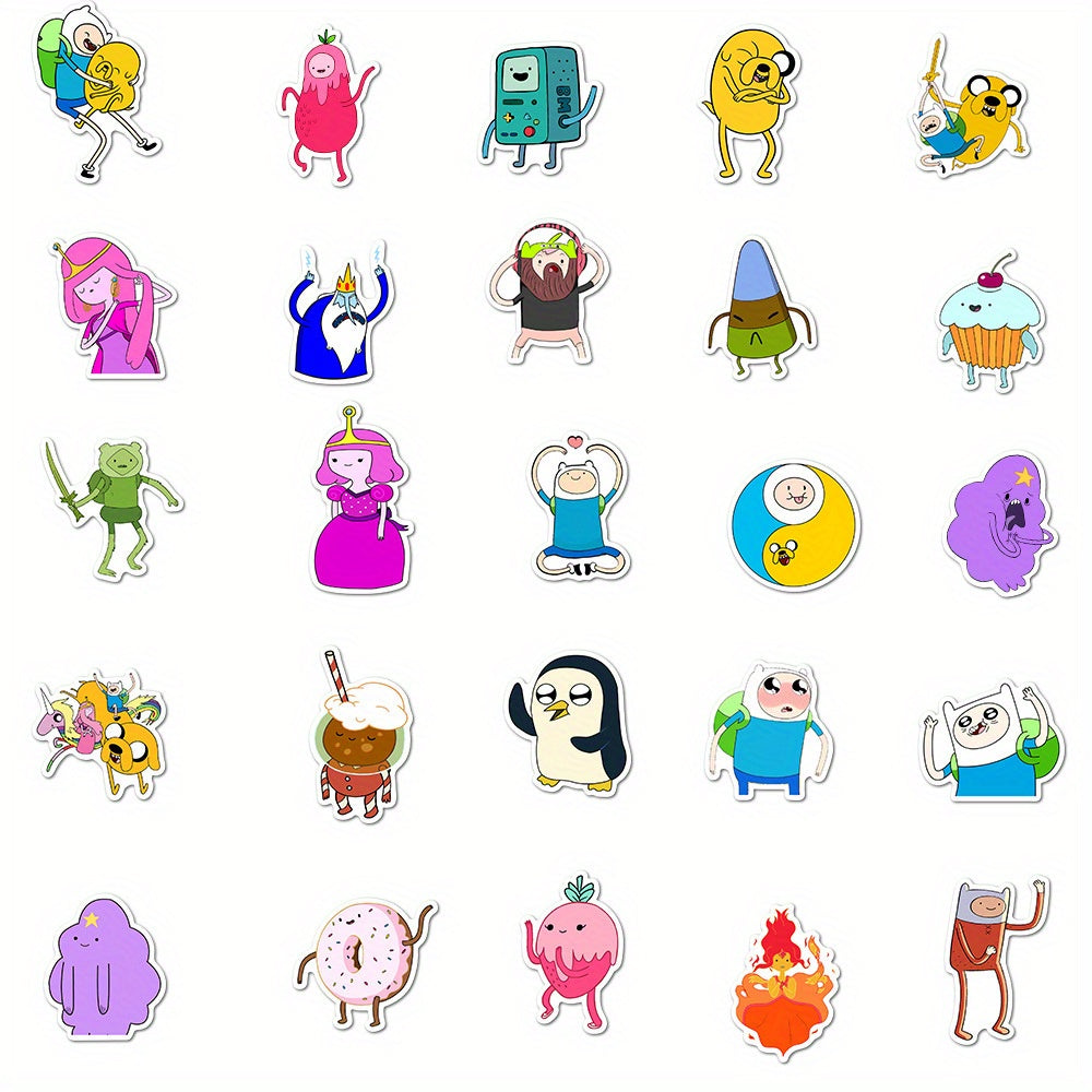 100 pegatinas con temática de Hora de Aventuras