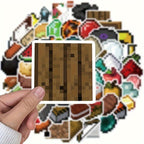 70 Pegatinas con temática de Minecraft