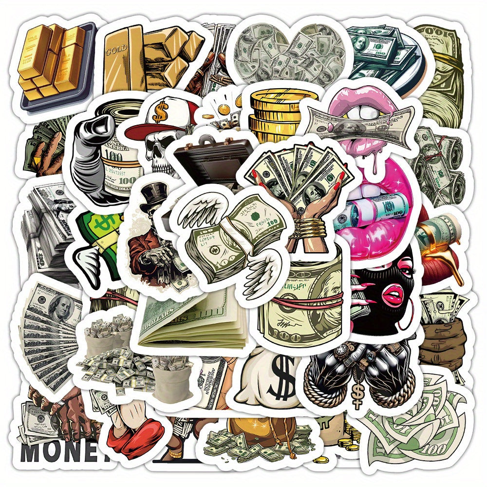 50 Pegatinas de dinero