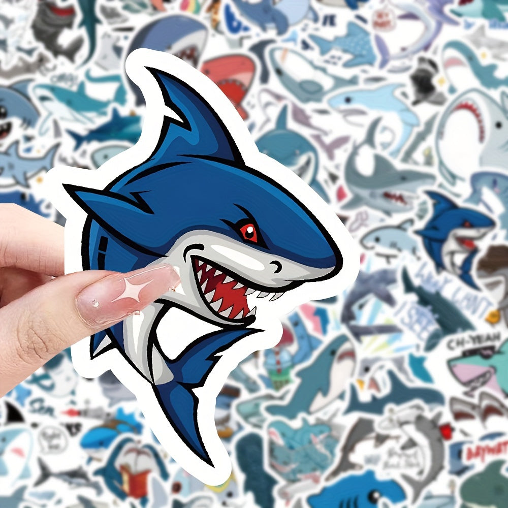 100 Pegatinas de tiburón