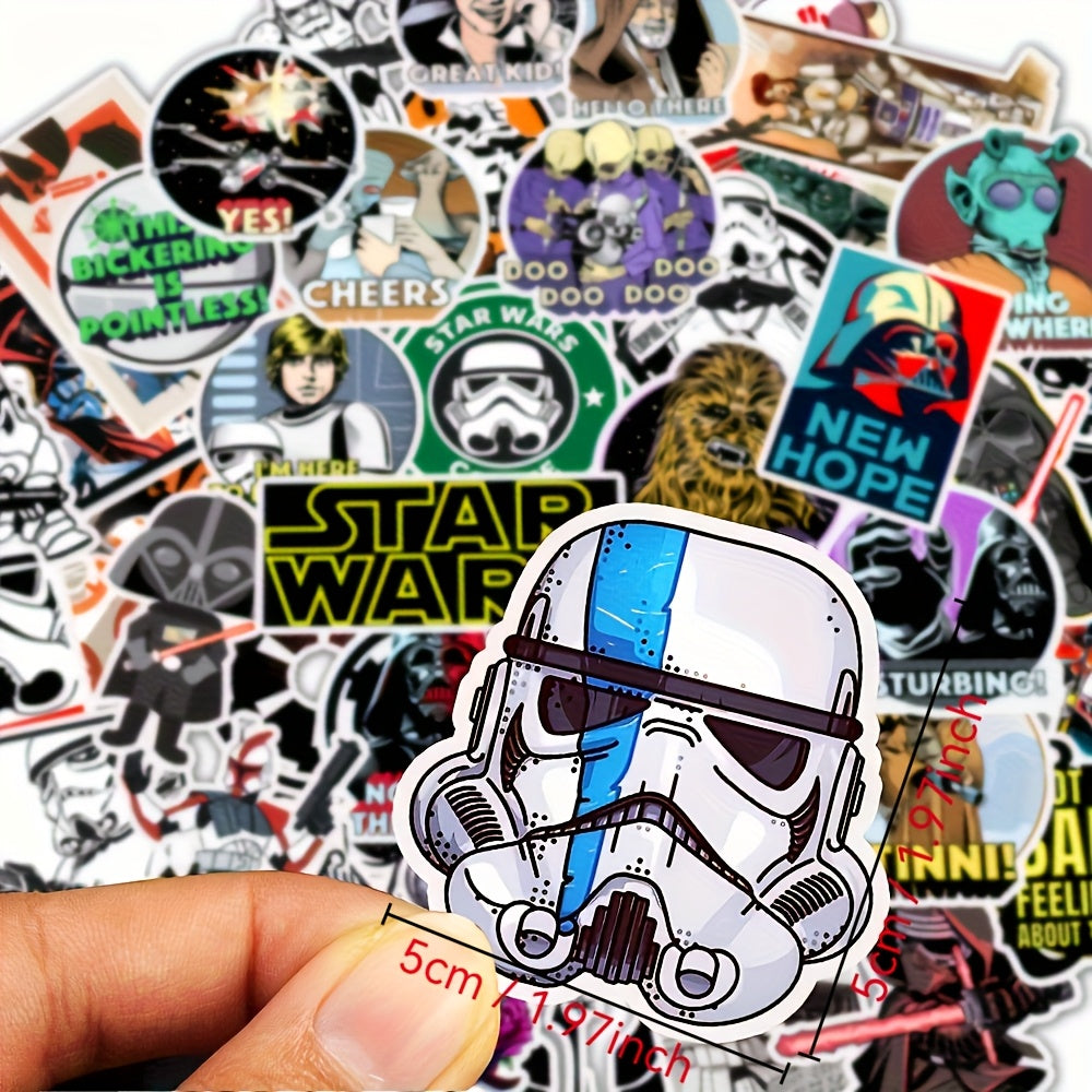 50 Pegatinas con temática de Star Wars