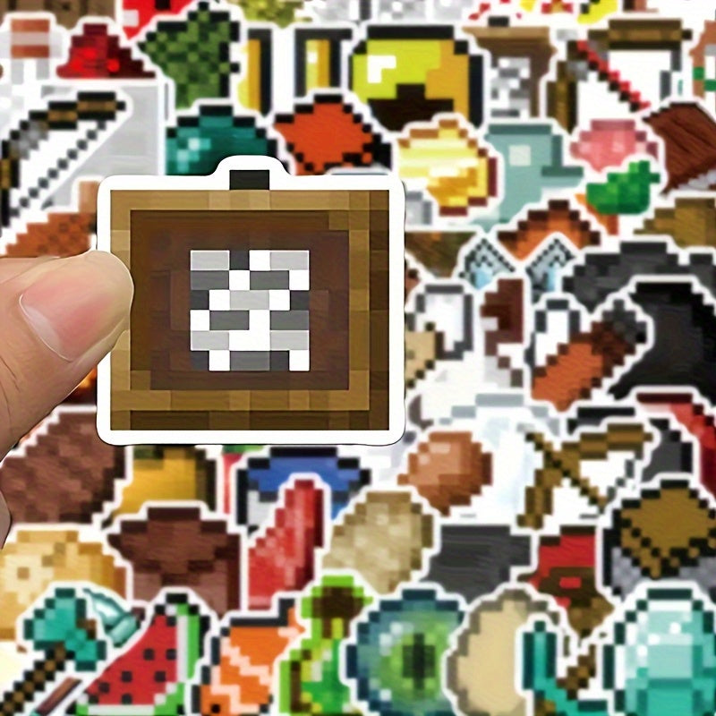 70 Pegatinas con temática de Minecraft