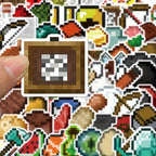 70 Pegatinas con temática de Minecraft