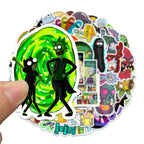 50 Pegatinas con temática Rick & Morty