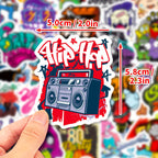 100 Pegatinas estilo Hip-Hop grafiti