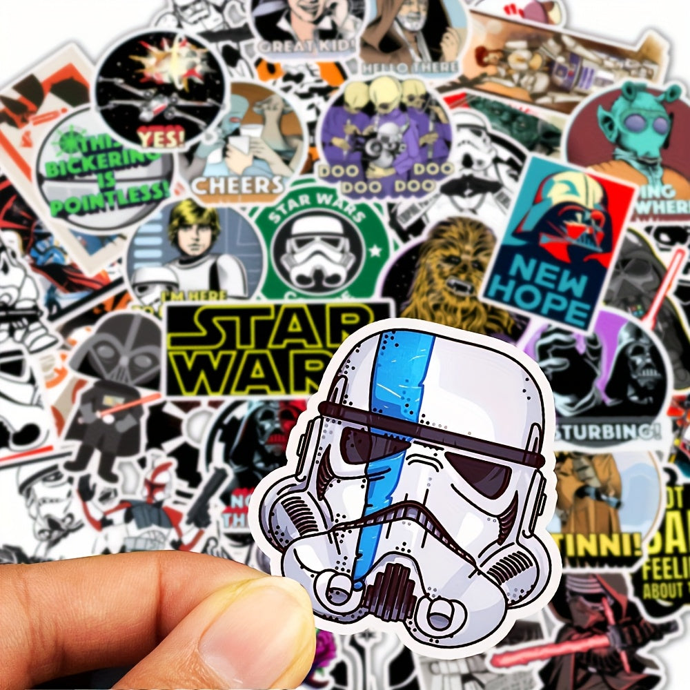 50 Pegatinas con temática de Star Wars