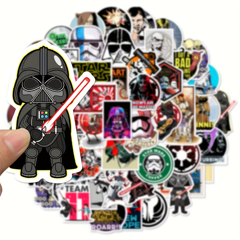 50 Pegatinas con temática de Star Wars
