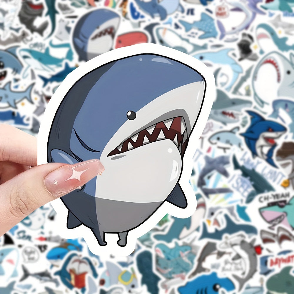100 Pegatinas de tiburón