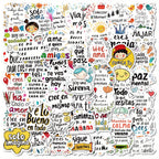 50 Pegatinas con frases motivacionales