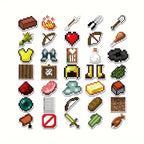 70 Pegatinas con temática de Minecraft