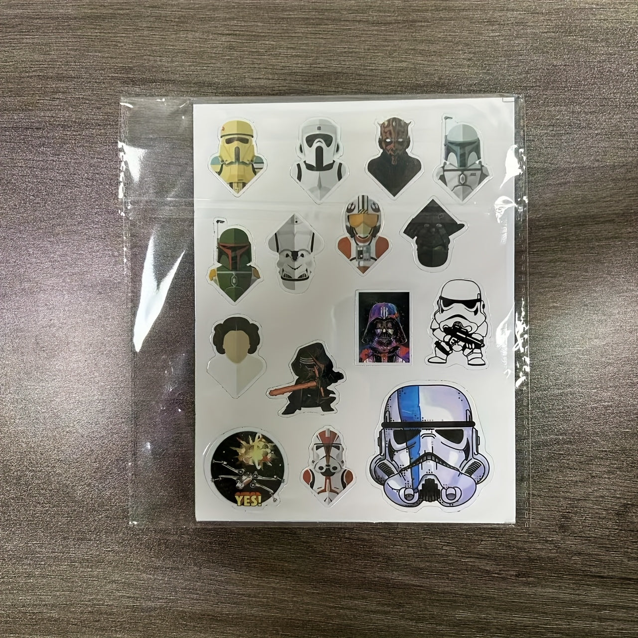 50 Pegatinas con temática de Star Wars