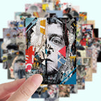 50 Pegatinas de arte moderno