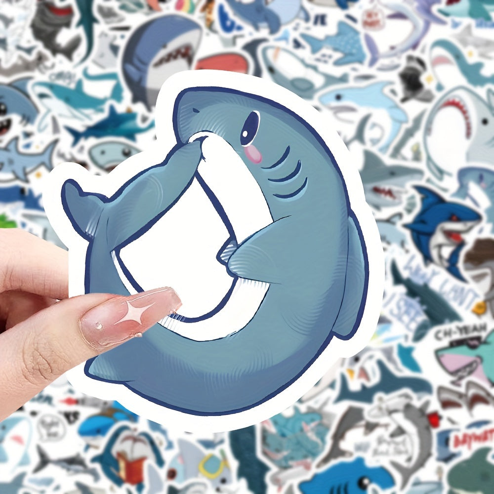 100 Pegatinas de tiburón