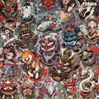 50 Pegatinas retro japonesas