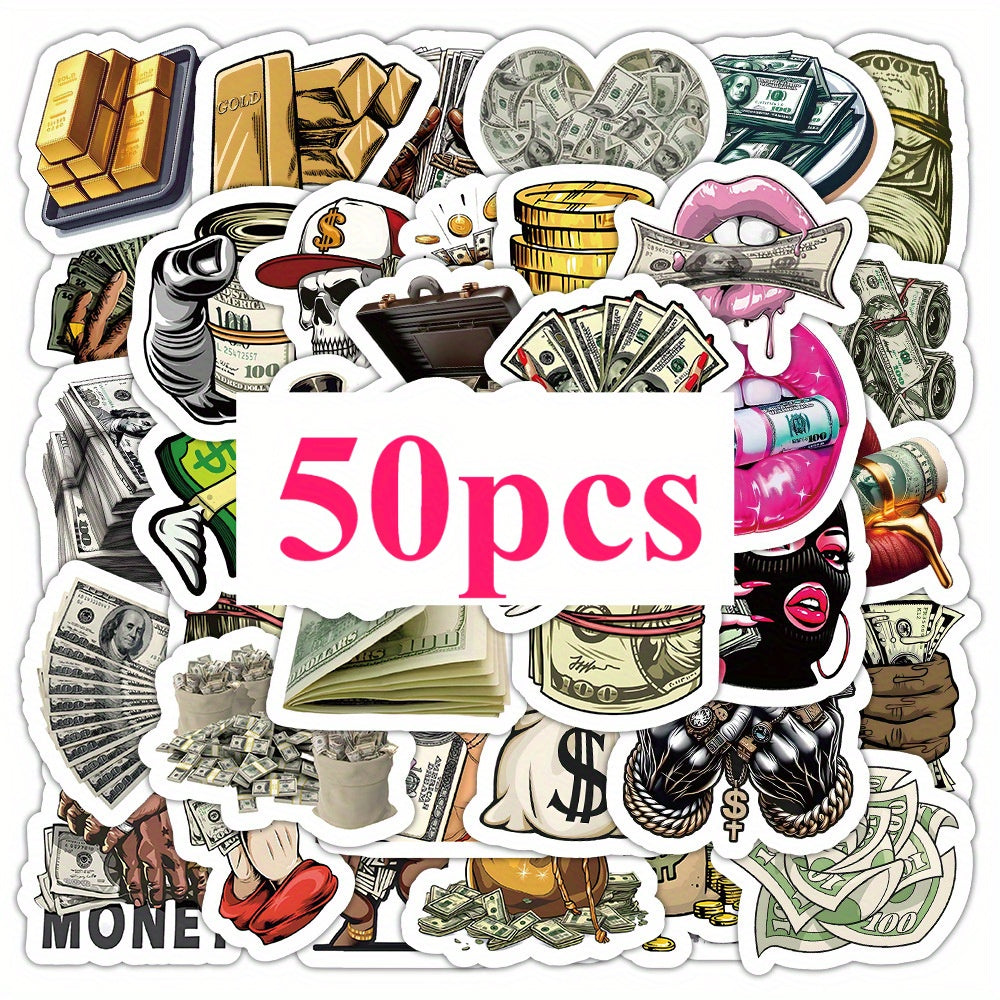 50 Pegatinas de dinero