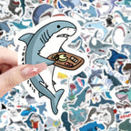 100 Pegatinas de tiburón