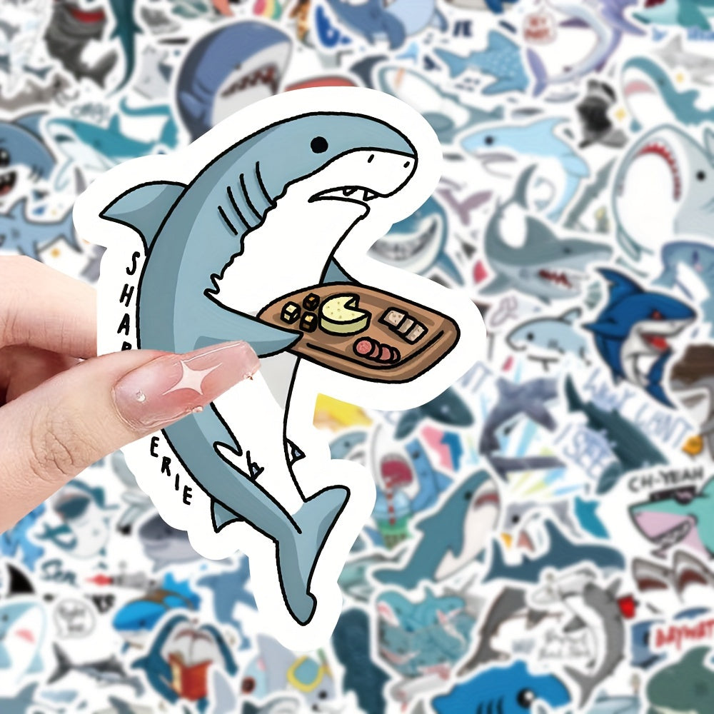 100 Pegatinas de tiburón